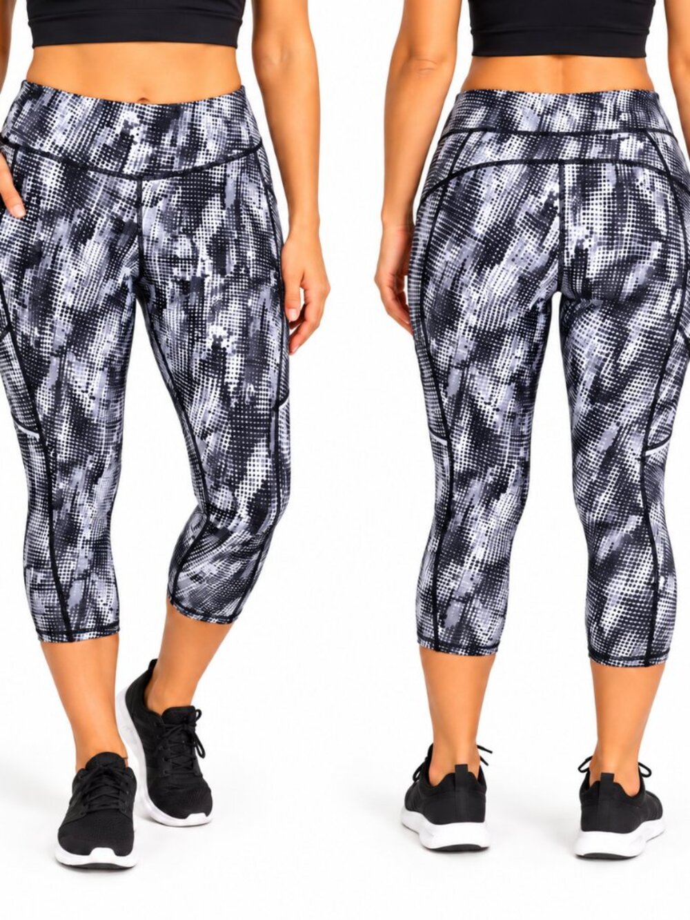 Xersion XL Fitted Cropped Athletic Pants